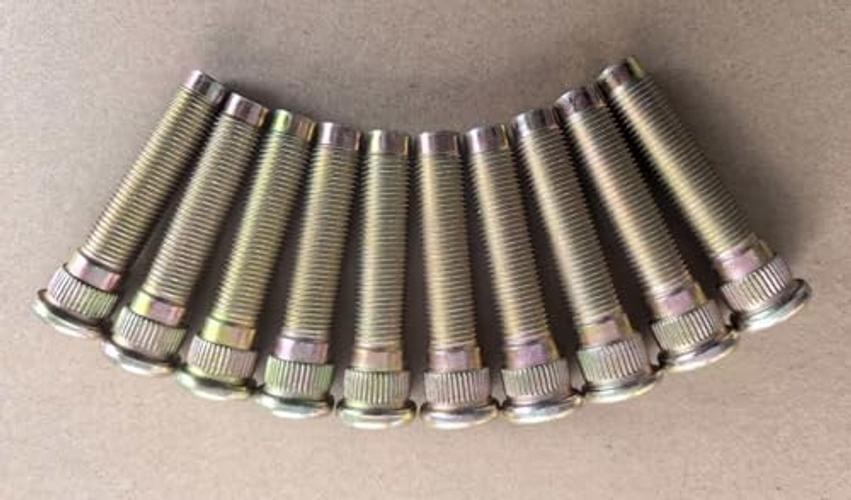 10 PCS 1/2″ Extended Longer Than Stock Wheel Studs 1/2-20 Thread 0.627 in.