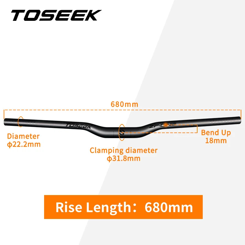 Full Carbon Fiber MTB Bicycle Handlebar 31.8mm Bicycle Parts 580mm – 760mm