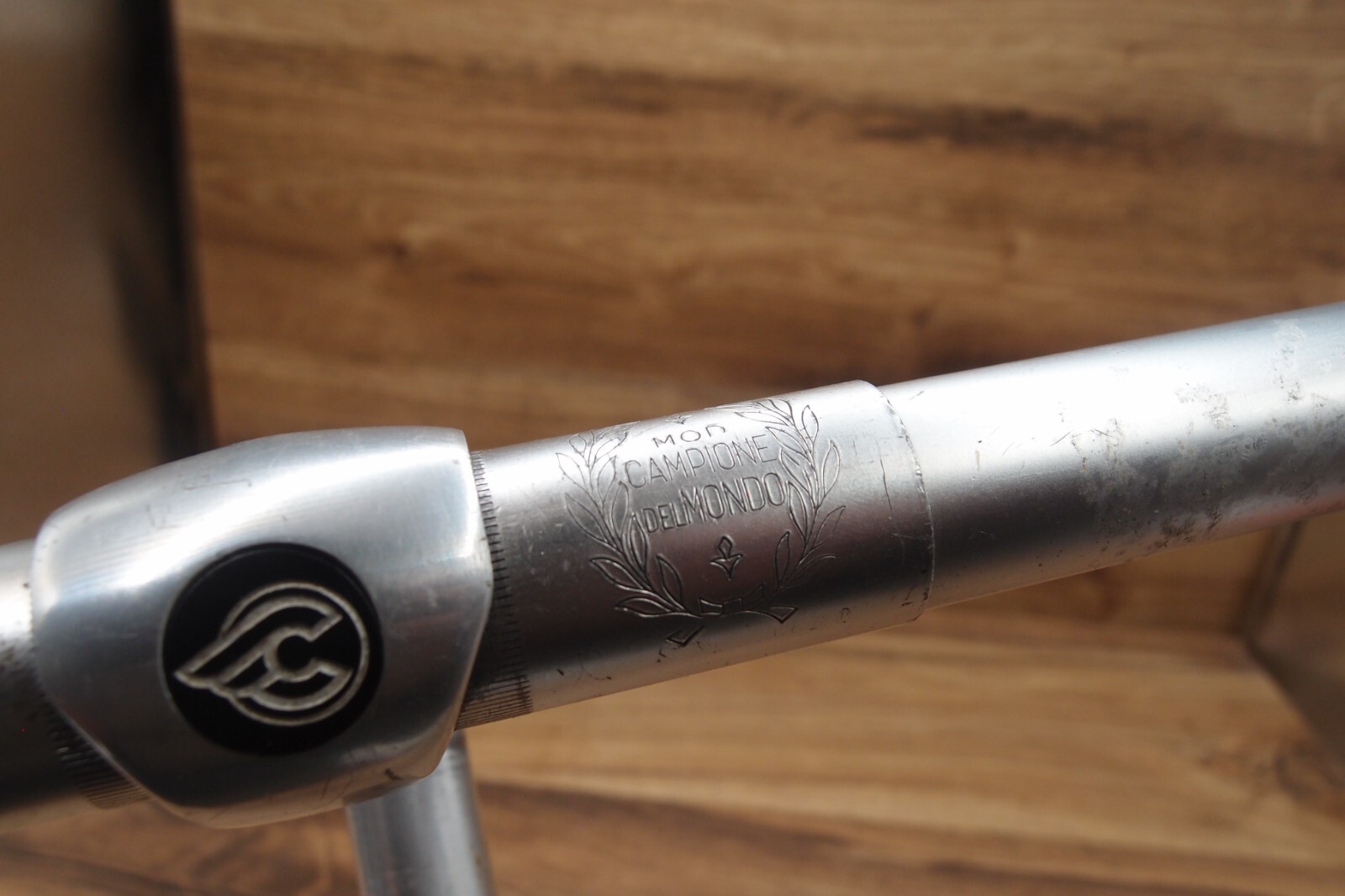 drop bar Cinelli Campione del Mondo Old Logo Milano 1995 + Cinelli quill stem