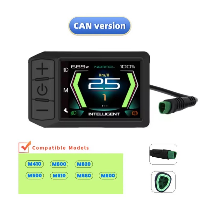 Ebike 600C LCD Display CAN for Bafang M410 M500 M510 M560 M600 M800 M820 Motor