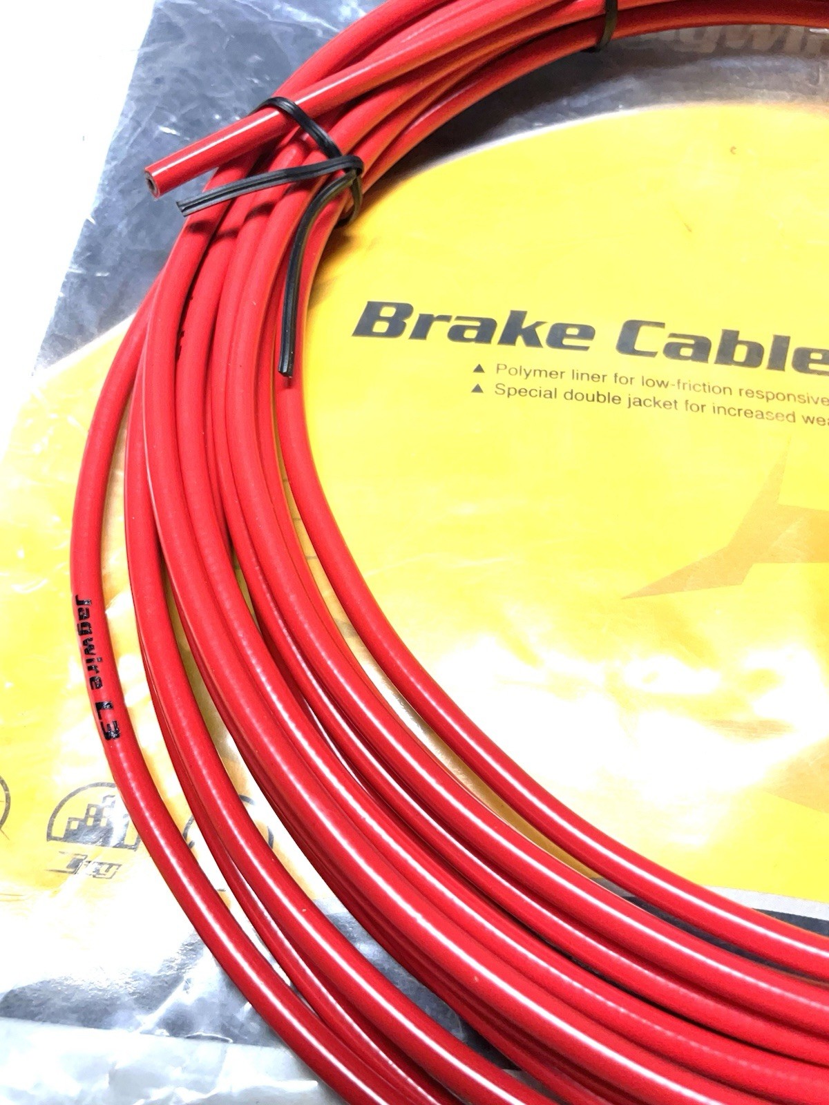 Jagwire L3 Red Brake Housing Polymer Lined NOS 10 Meters