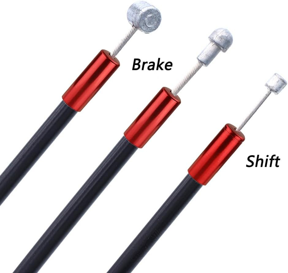 10PCS Cable Caps,4PCS 4MM Bike Brake Cable End Cap /4PCS 5MM Derailleur Shift…