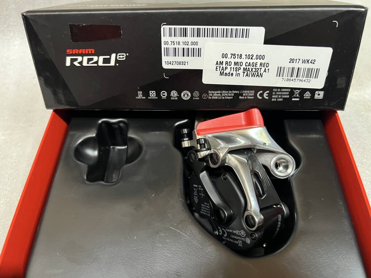 NEW SRAM RED eTap 11 Speed Rear Derailleur Road Bike RD Electric Wireless NoBatt