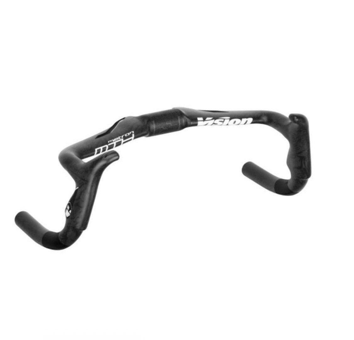 Vision Metron Track Carbon Handlebar v2 31.8mm Clamp 365mm Width New