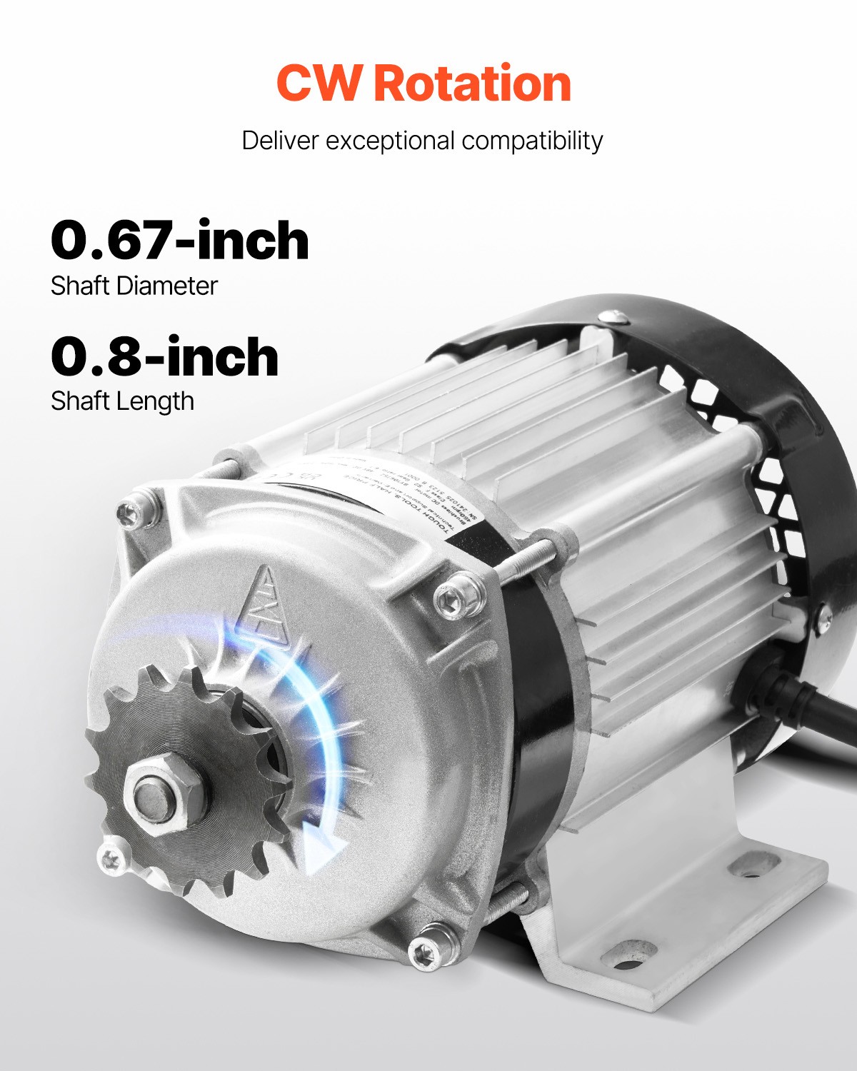 Uimoso 48V 750W Brushless DC Motor Kit with Enhanced Speed Controller, 2700 RPM