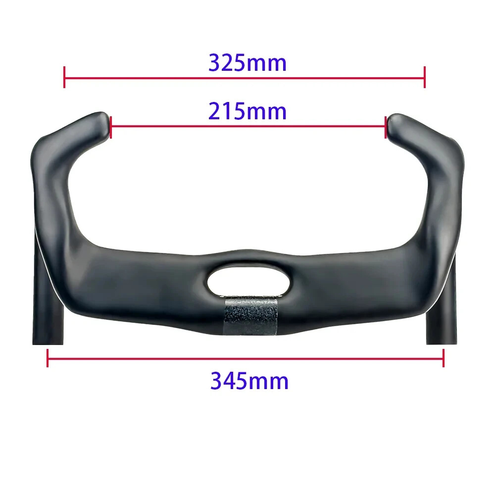 Carbon Fiber Track Cycling TT Bike Handlebars 31.8MM 285/305/325/345/365/385MM