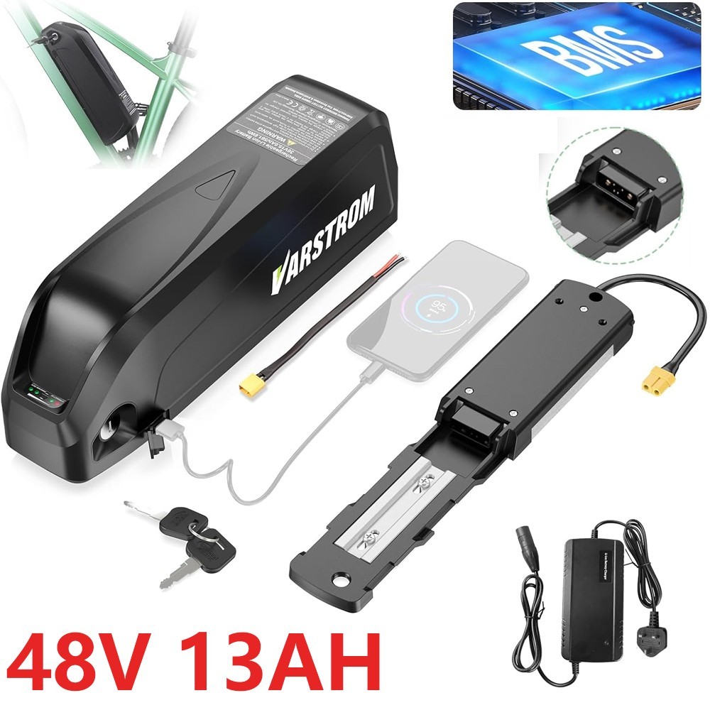 48V 52V 16Ah 18.2Ah 30Ah 20Ah 25Ah Ebike Battery 30A BMS Lithium Ion Battery US