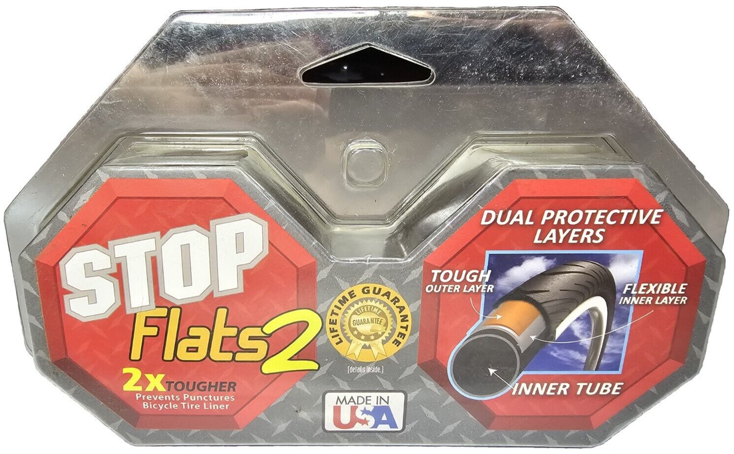 Stop Flats 2 Bicycle Tire Liner 26 x 2.0 – 2.125 (Brown Application)