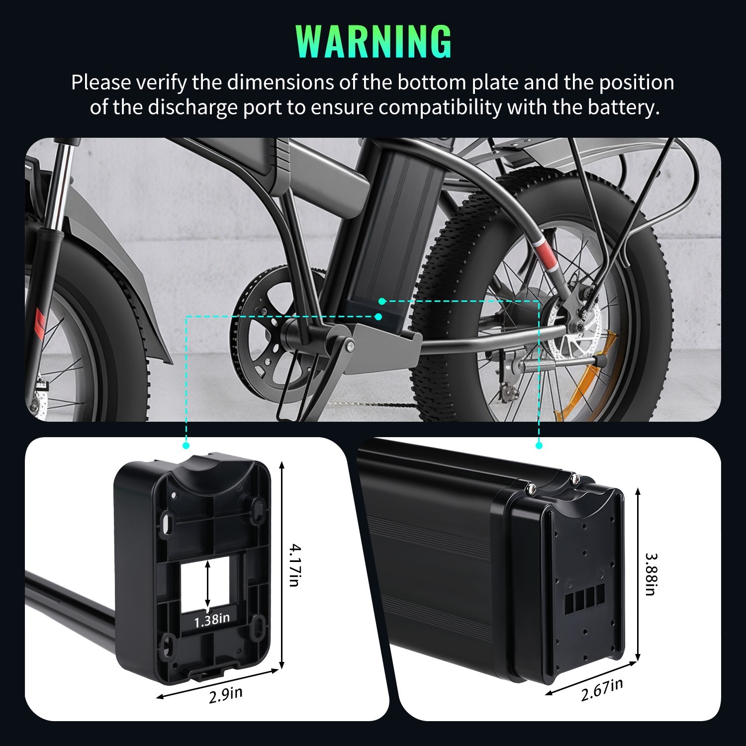 48V 13Ah Lithium Ebike Battery Electric Bicycle Silverfish Electric Bike Battery