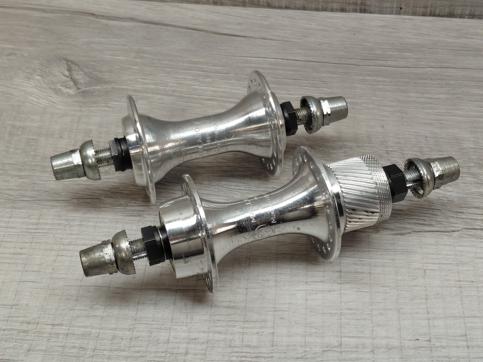 Vintage Maillard Helicomatic «Diabolo» Bolt On Hubset 95/126 mm Nutted – RARE