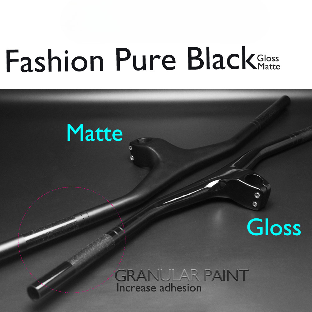 Carbon MTB Bicycle Riser One-shaped Integrated Handlebar with Stem 17 Degree