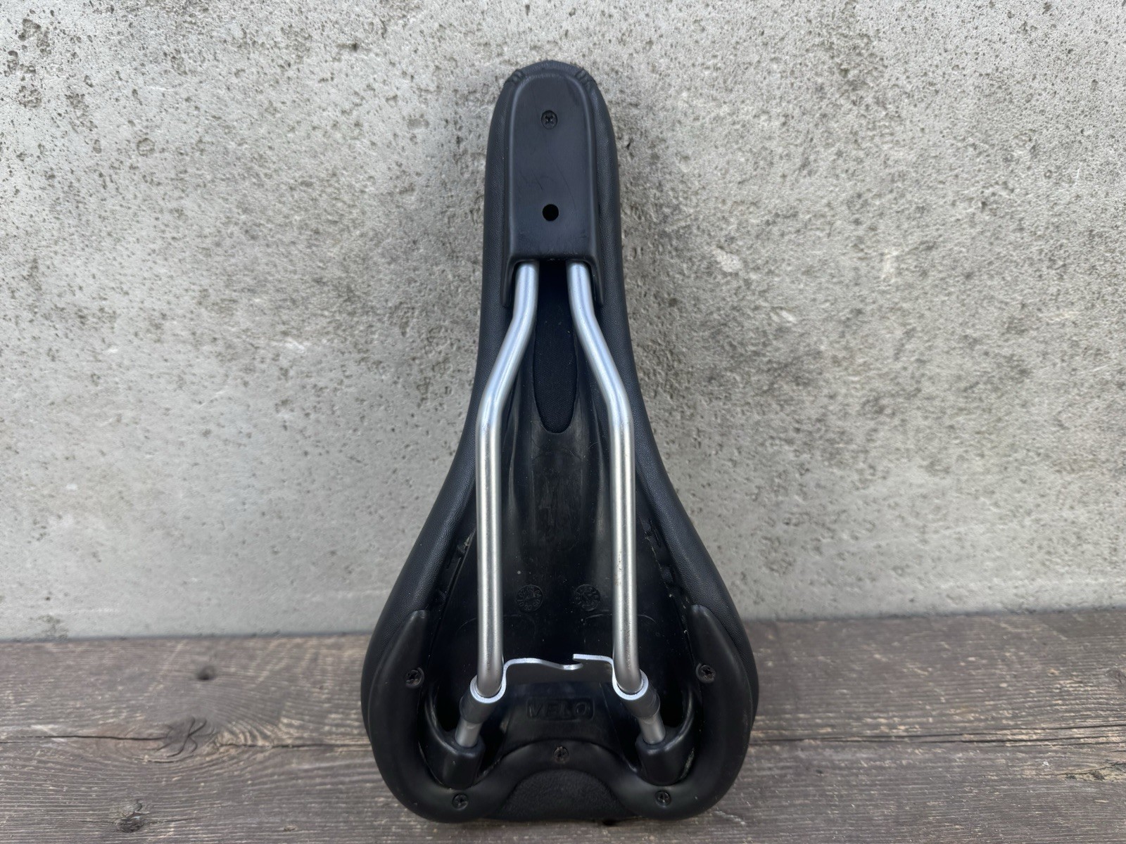 Bmx Seat Mid School Black Cromo Railed Velo