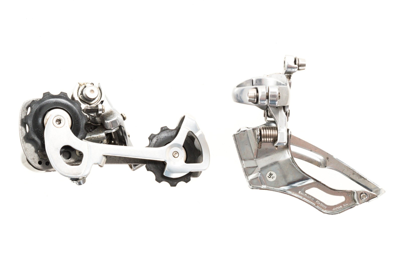 USED Shimano 105 5600/5603 3×10 speed Triple Road Groupset Silver