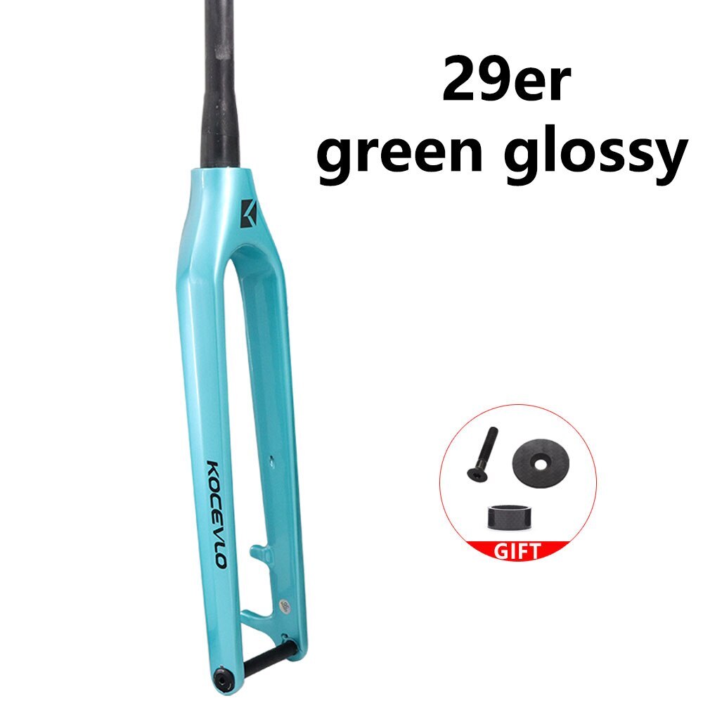 Carbon Mountain Bike Boost Fork 29er mtb Rigid Tapered Bicycle Forks 15*110mm