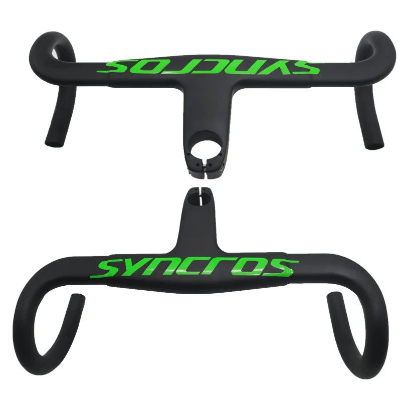 Carbon Road Bicycle Integrated Handlebar 31.8mm 28.6mm 390-430mm Drop Handelbars