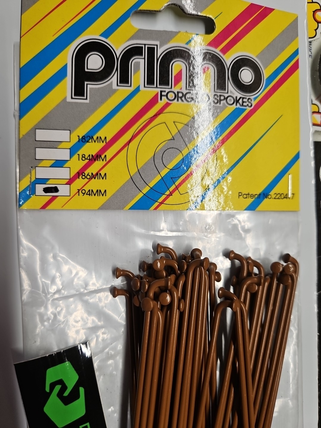 PRIMO FORGED Brown BMX BIKE SPOKES & NIPS 194mm 14G 50ct Fit 4X 36h wheels S&M