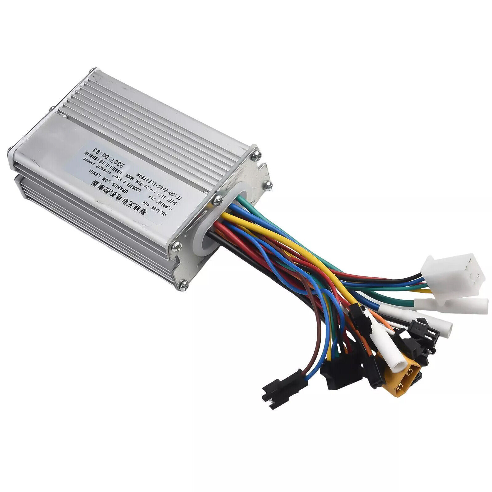 For Electric Scooter 1200W 48V-25A BLDC Controller + LCD & 6 Pin Cable Kit