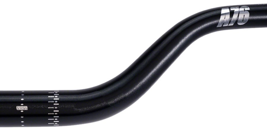 ProTaper A76 Handlebar – 810mm, 76mm Rise, 31.8mm, Aluminum, Polish Black