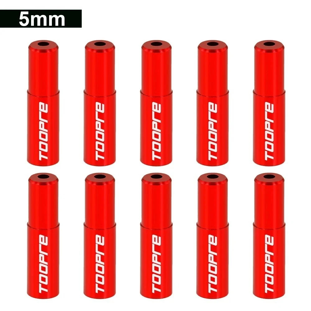 10pcs Aluminum Bicycle Cable Housing End Caps 4mm 5mm MTB Road Bike Brake Shifte