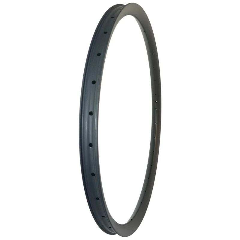 29er MTB AM Bicycle Carbon Rim 38.5*28mm Asymmetry V-shape Tubeless Matte Ring