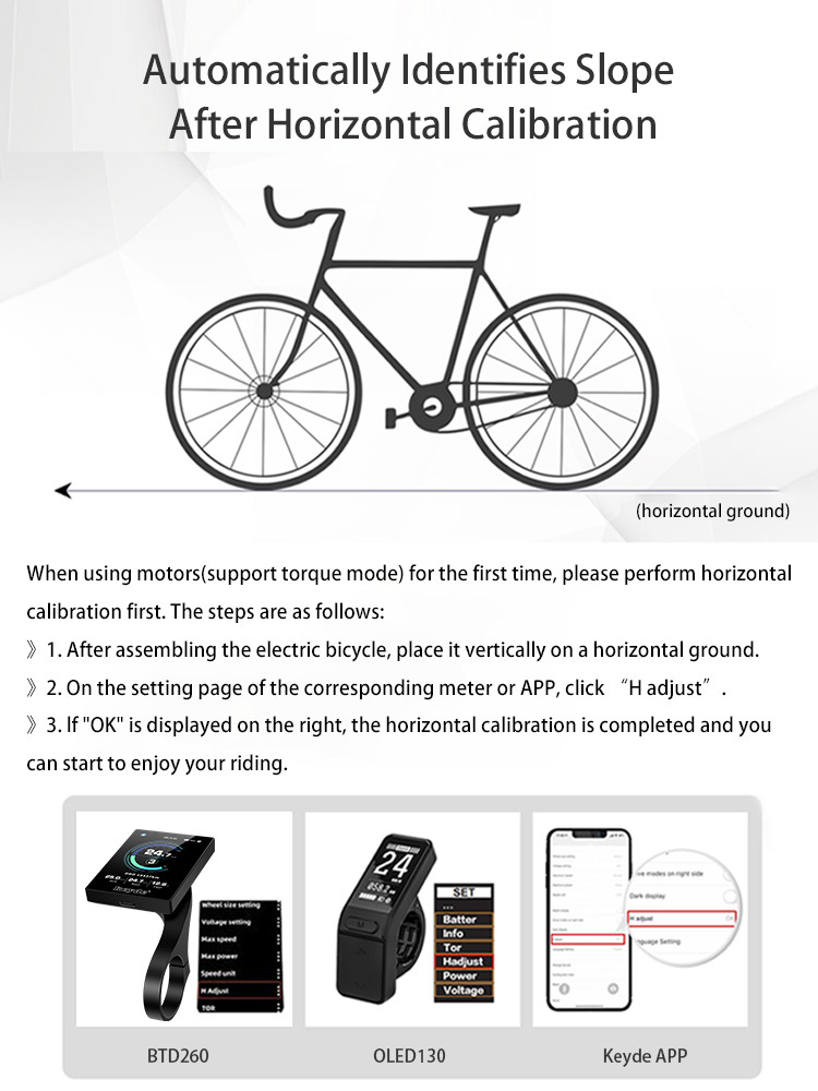 KEYDE Class 1 Bluetooth EBike 750 Watt 10 Spd Conversion Kit Built in Controller