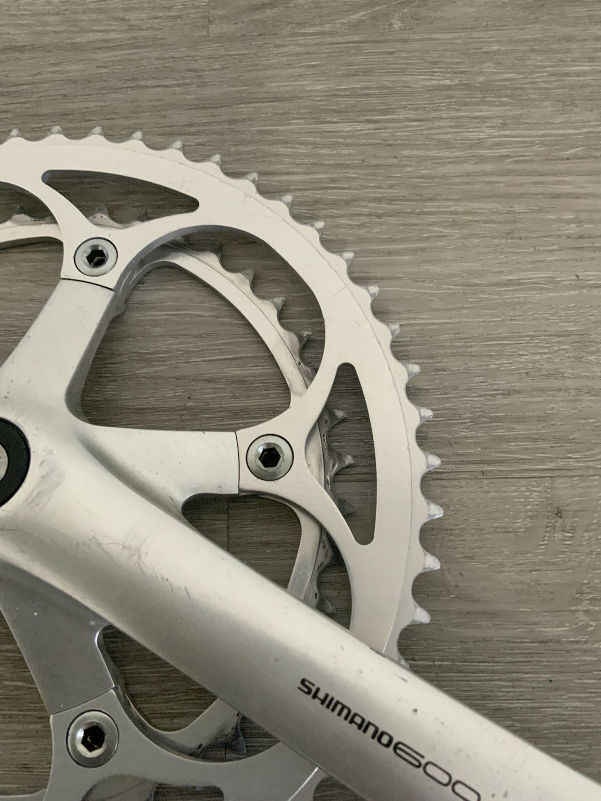 SHIMANO 600 ULTEGRA CRANKSET 6400 DOUBLE 175 MM ARMS 53-42 TOOTH