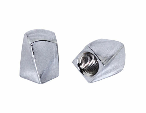 Bike Twisted Valve Caps Chrome Schrader Valve. Bike parts,Bicycle parts.