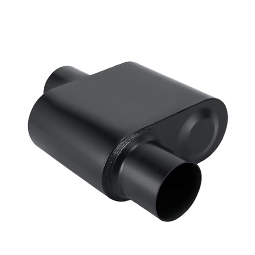 Muffler 2.25″ offset in | 2.25″ center out | overall 13″ Offset in | Center out
