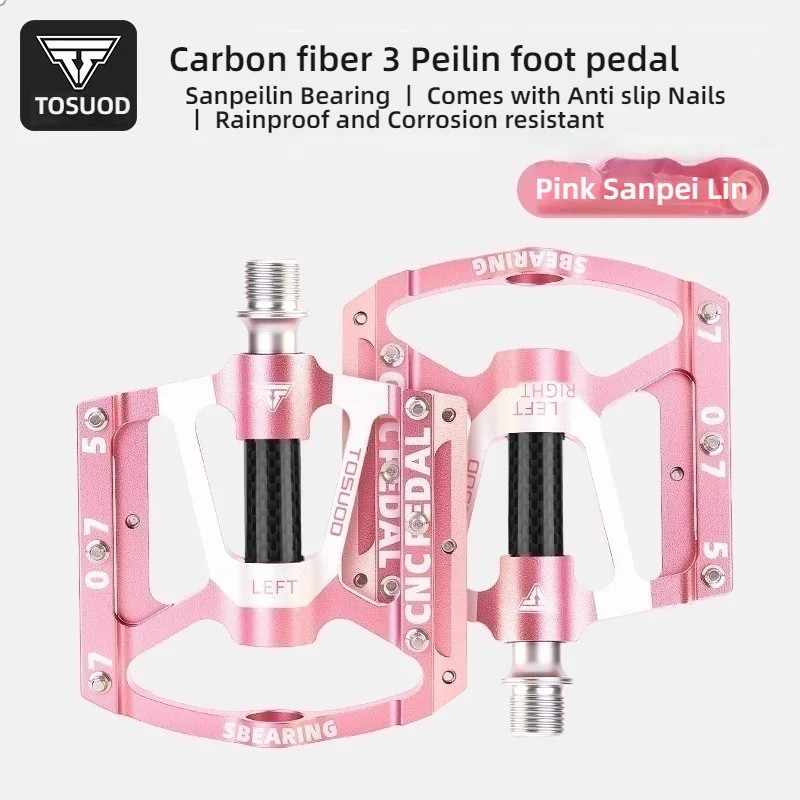 CNC Aluminum Alloy Anti-Slip Bicycle Pedals for MTB & Road Bikes