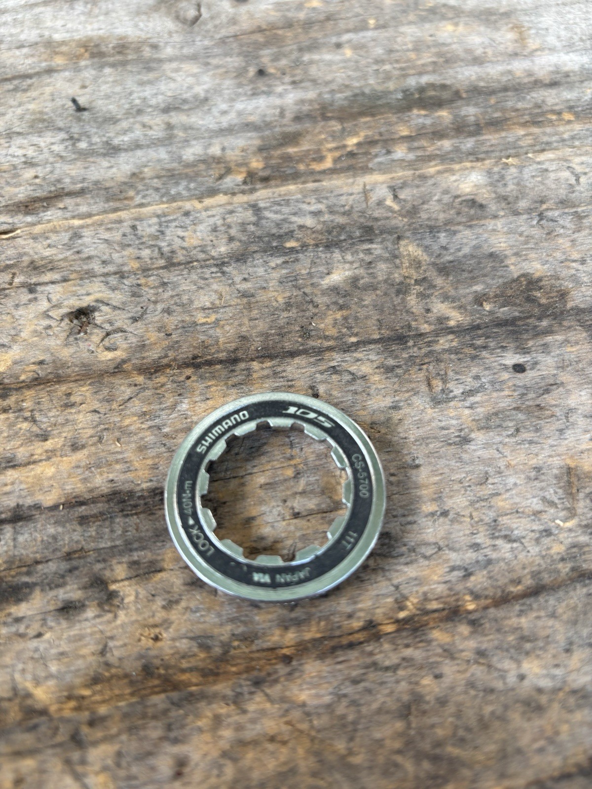 Shimano 105 CS5700 11t Lockring for Freehub/Cassette Steel 40Nm lock ring washer