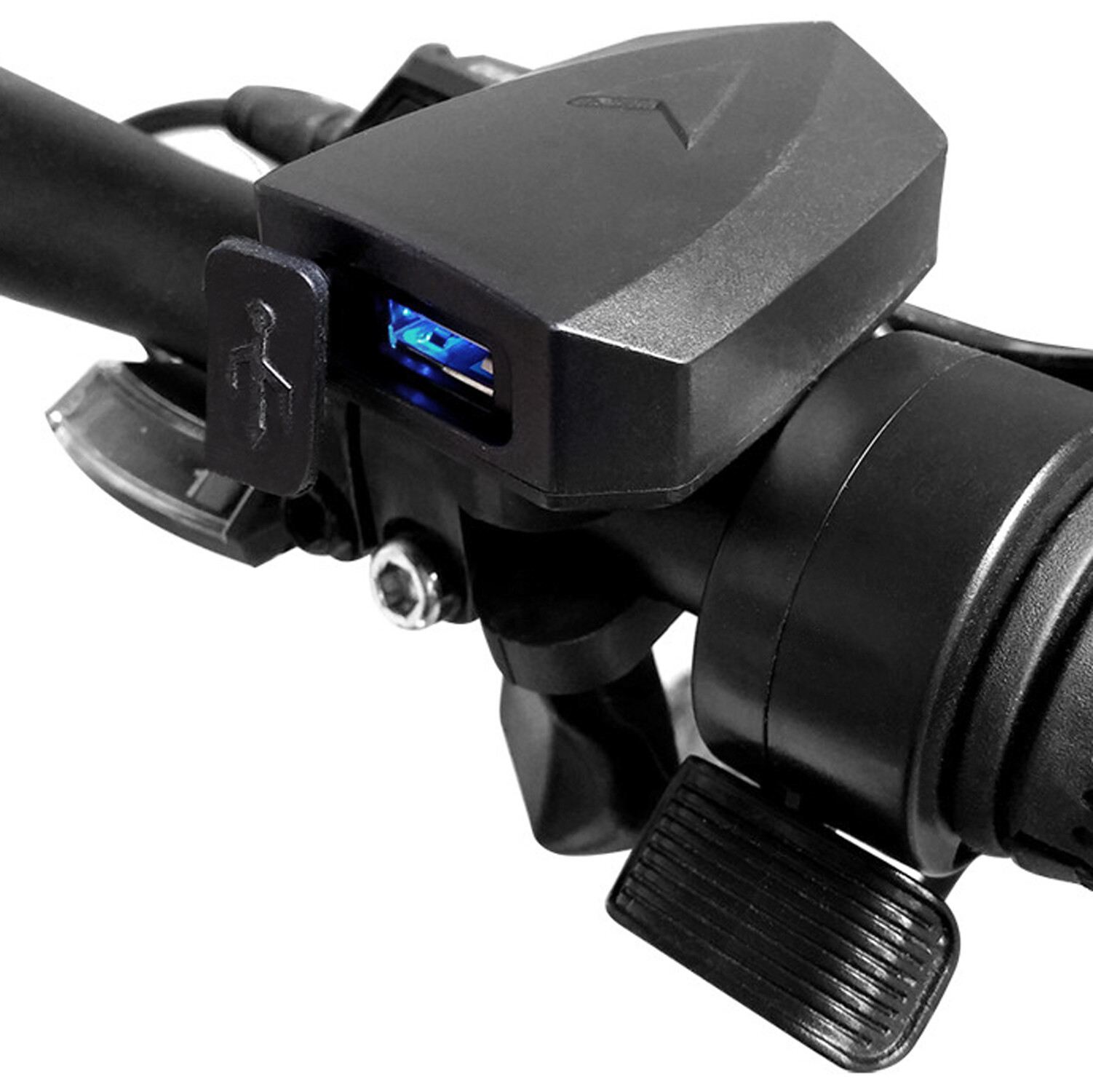 Ebike add a handle bar USB, 36 volt to USB 5volt, 48volt to USB port converter