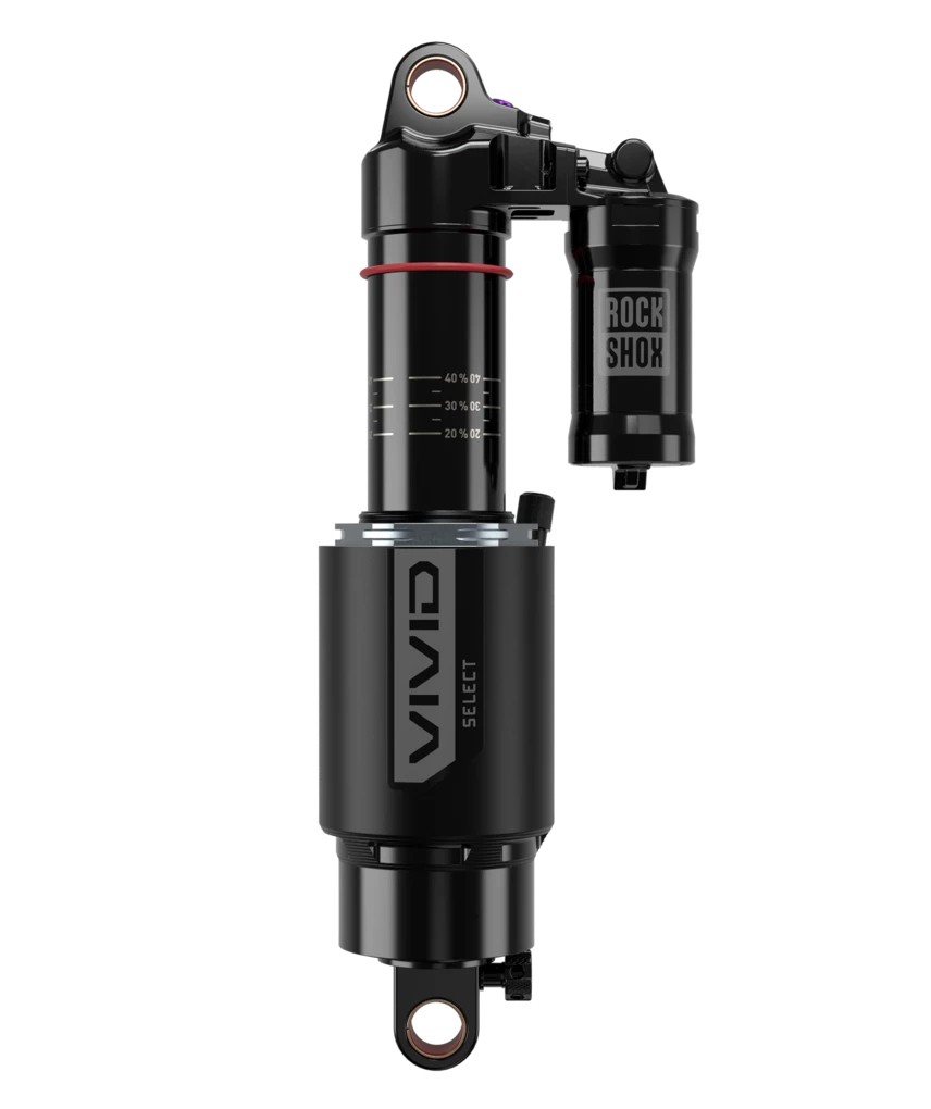 2025 RockShox Vivid Select 225x75mm Trunnion Shock DebonAir Bottom Out