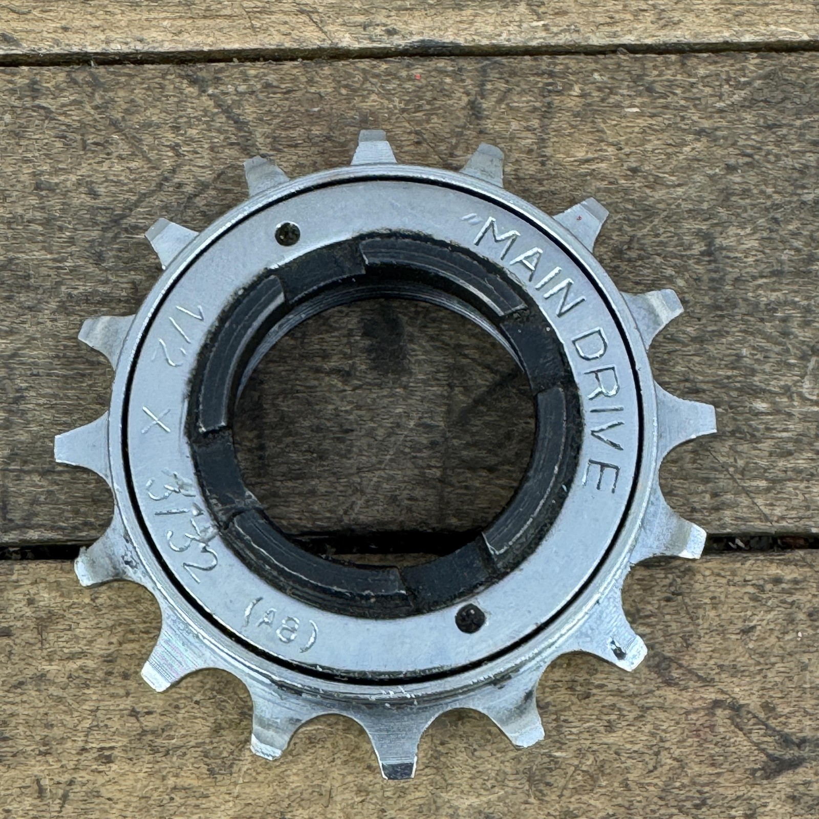 Vintage Main Drive Freewheel 16T 1/2 X 3/32 1998 Steel BMX Single Speed Cog
