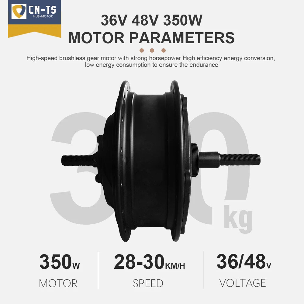 MTB E-Bike Conversion Kit 36V 48V 350W Rear Rotate/Cassette Hub Motor Wheel