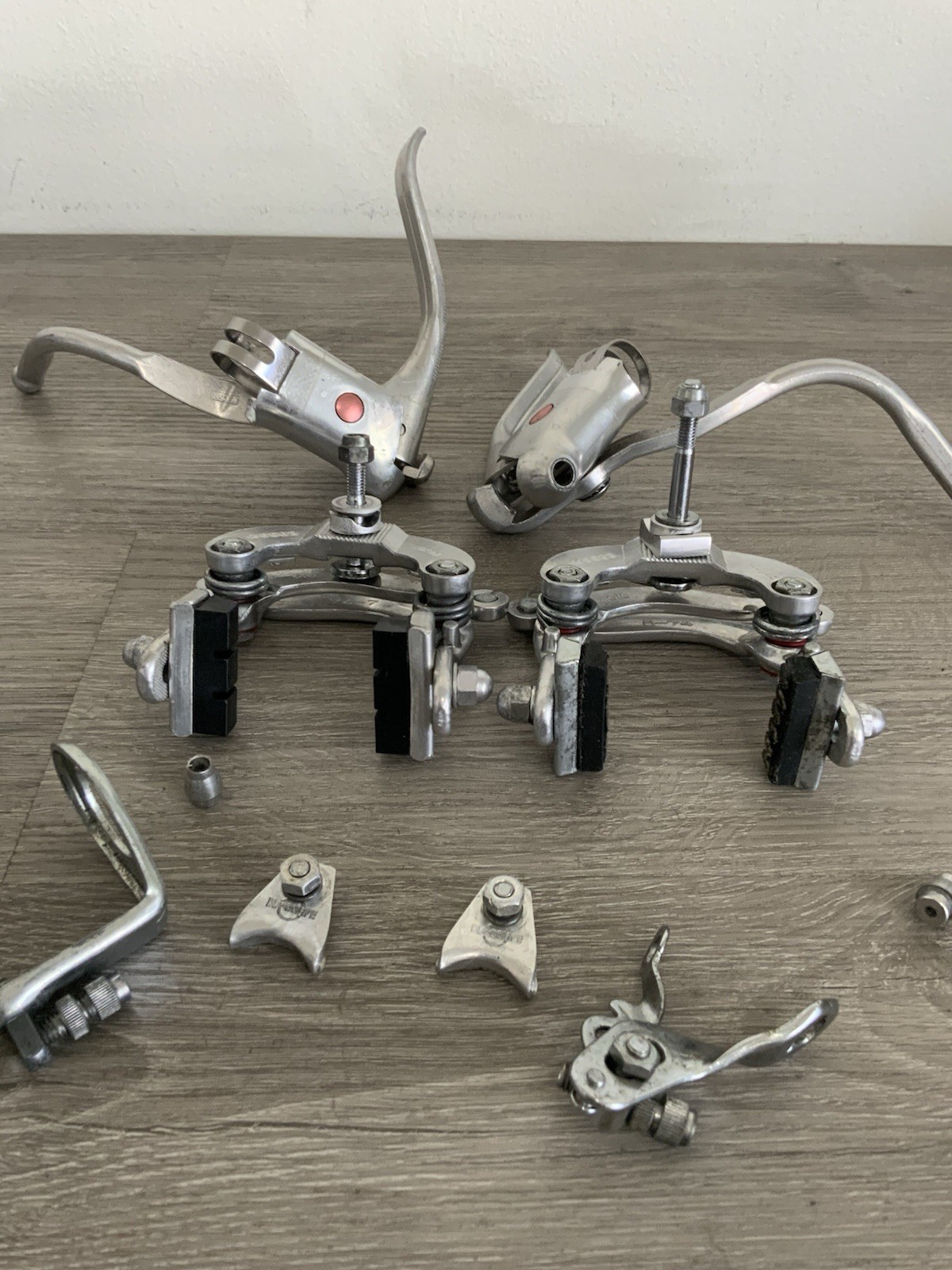 DIA-COMPE FORGED BRAKE SET CENTER PULL 55-65 MM REACH DUAL LEVERS GUIDES STRADDL