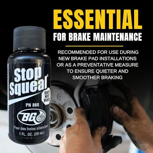 BG Stop Squeal Brake Noise Eliminator PN 860 – 1 fl. oz. 3 Bottles