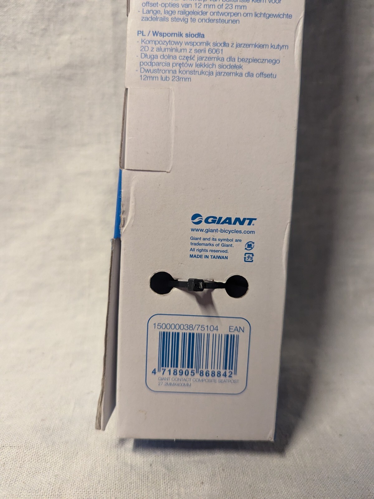 Contact Composite Seatpost Diameter: 27.2mm Length: 400mm Offset: 12mm/23mm