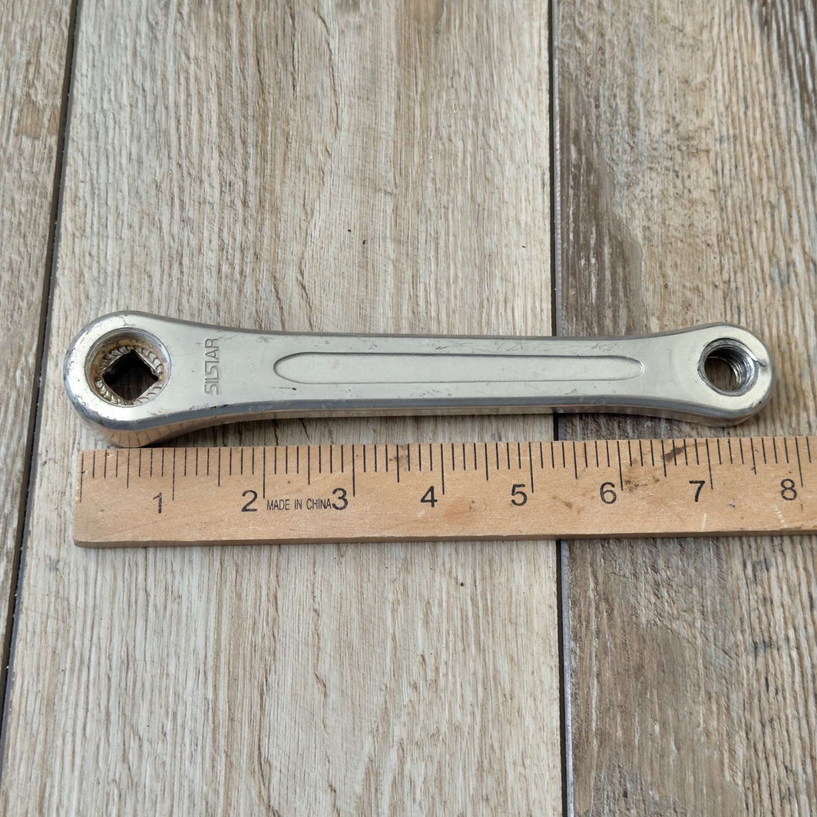 Vintage 1980 SR Silstar 170mm Double Crankset 52/40T Square Taper Read