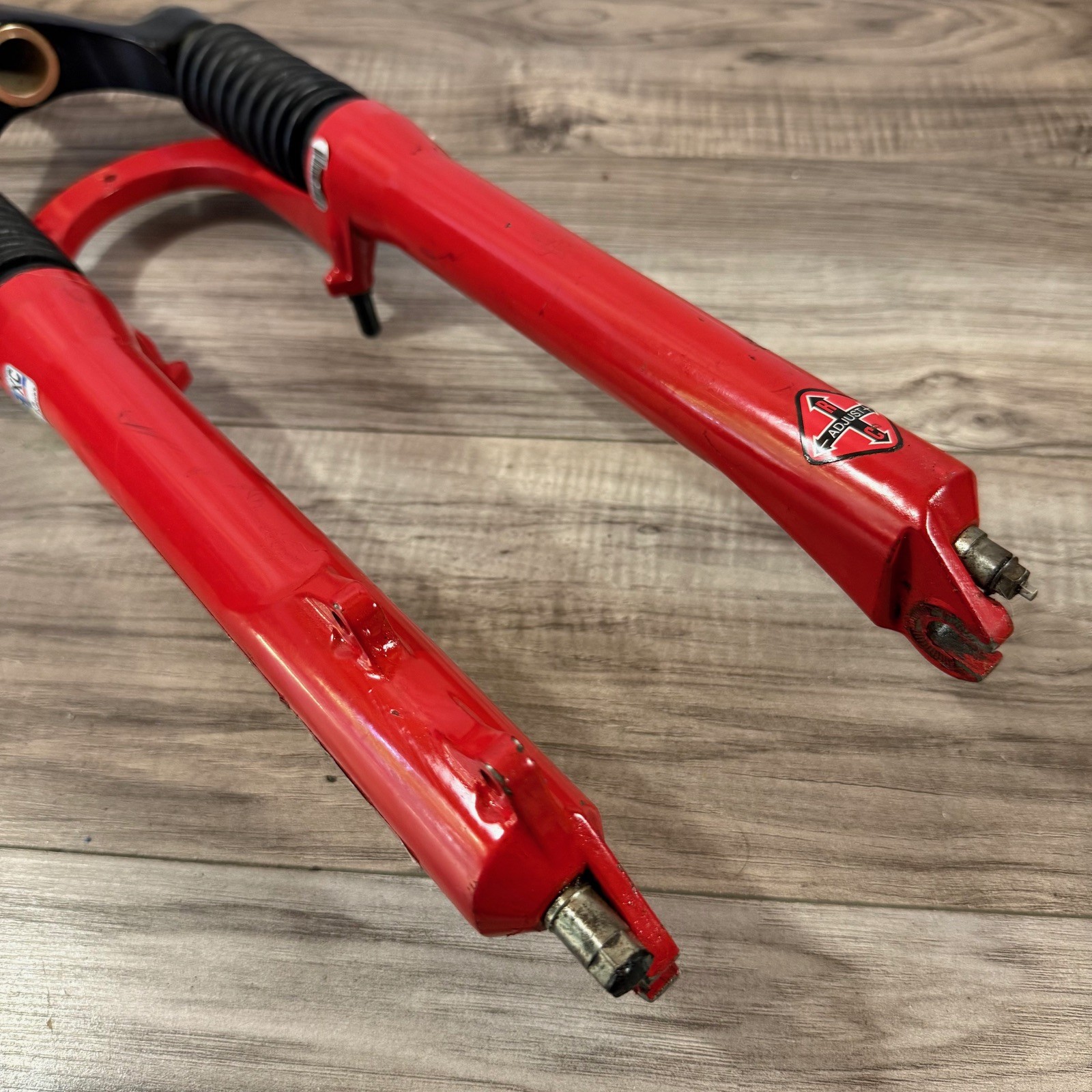 Rock Shox SID XC C3 Dual Air Red 1 1/8 Threadless 223mm SMALL OIL LEAK 26