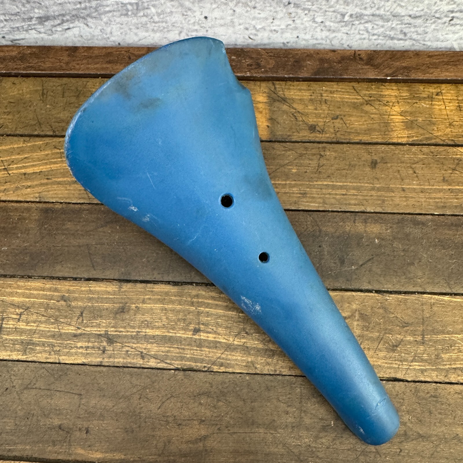 Kashimax Aero BMX Seat NJS Stamp Track Keirin Old School BMX 80s Japan CRACK