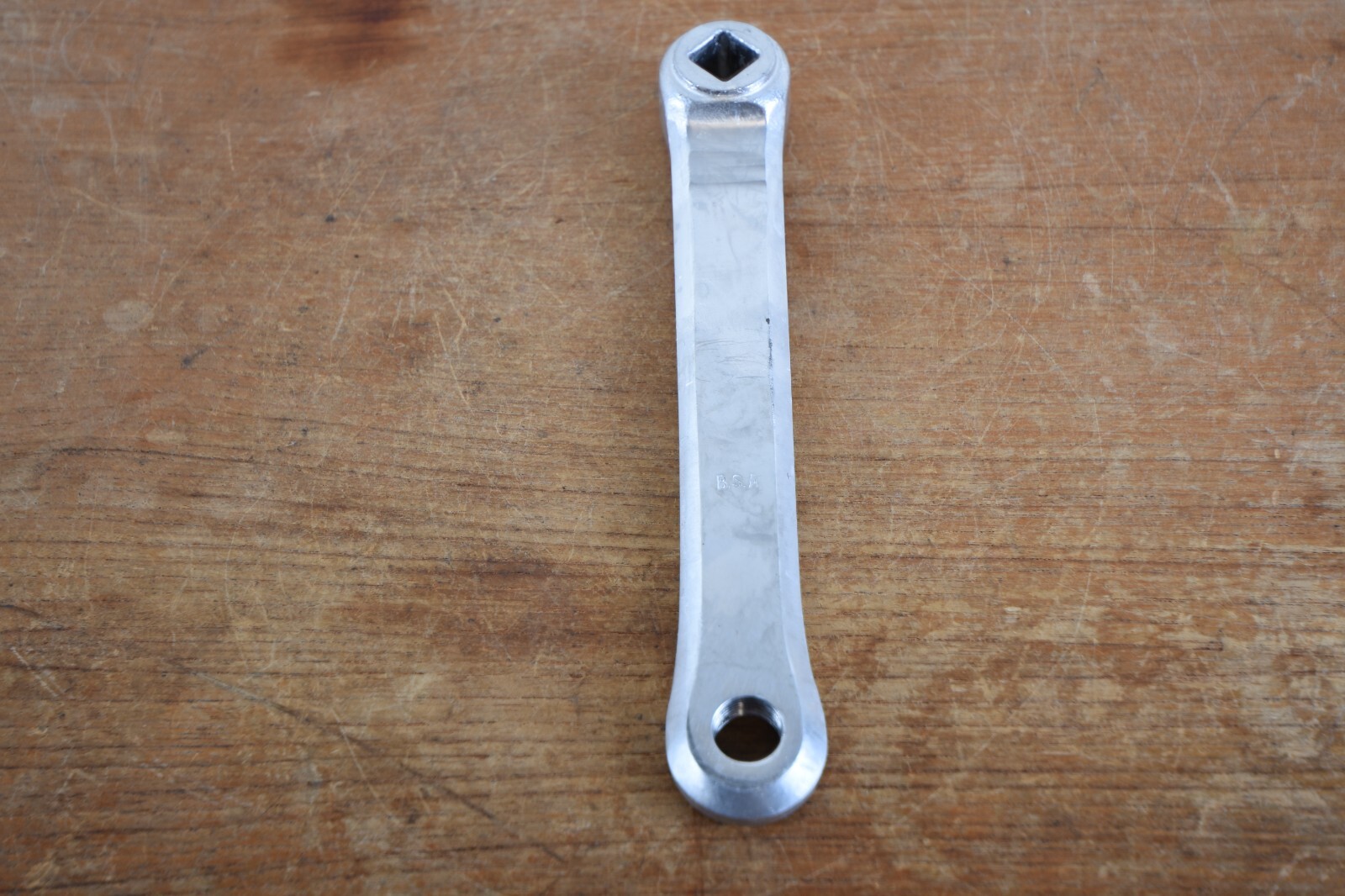 Vintage Nervar Crank Set France Alloy Square Road 9/16 English