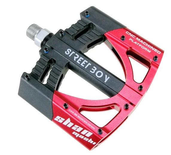 Aluminum Road MTB Mountain Bike XC Bicycle Pedal 3 Sealed Bearings Flat Pedals