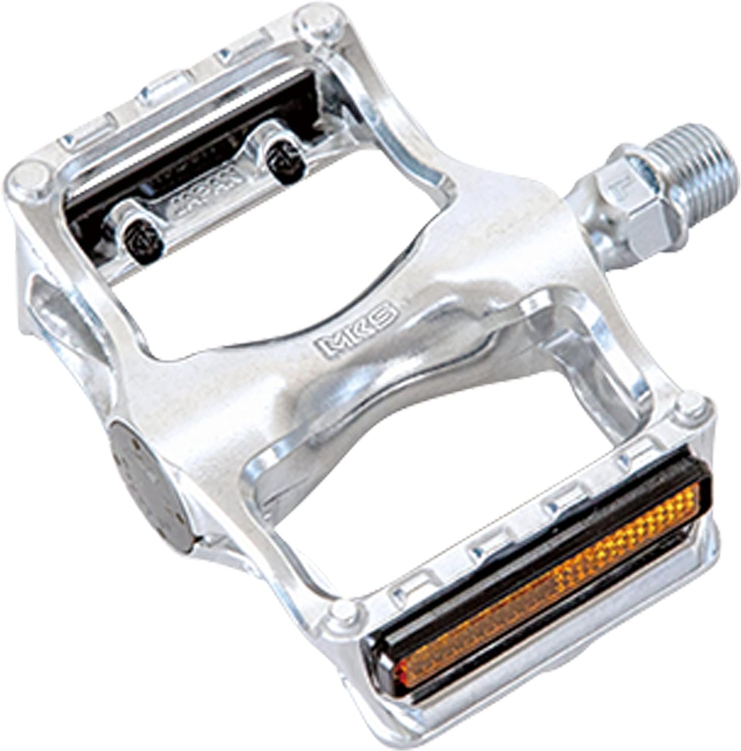 MKS (Mikashima Seisakusho) Seahorse Silver Pedal