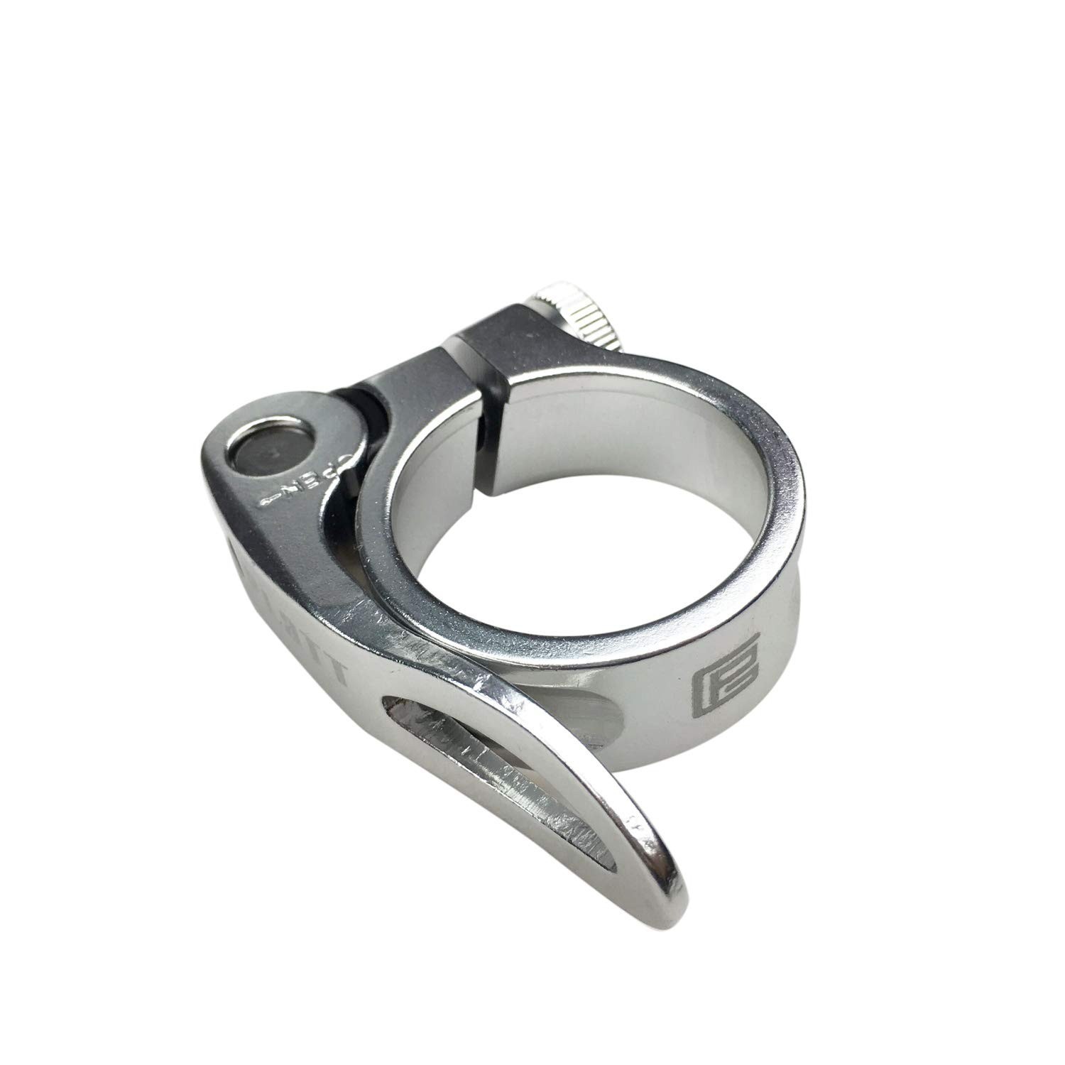 PLATT Bicycle Seatpost Clamp Quick Release Aluminum 34.9mm Black
