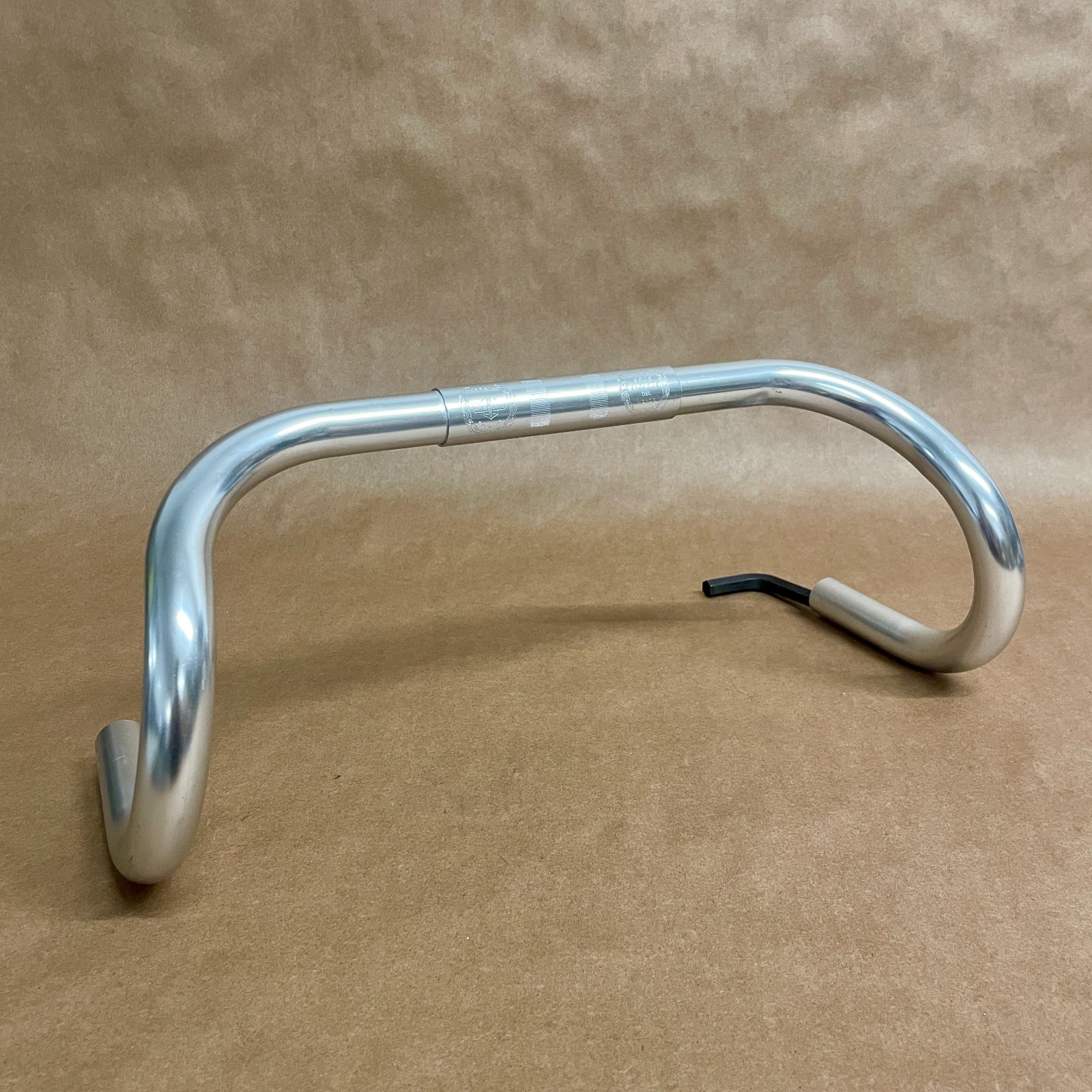NOS 41cm Ambrosio 13 Volte Campione del Mondo Aluminum Handlebars 26.4mm Clamp