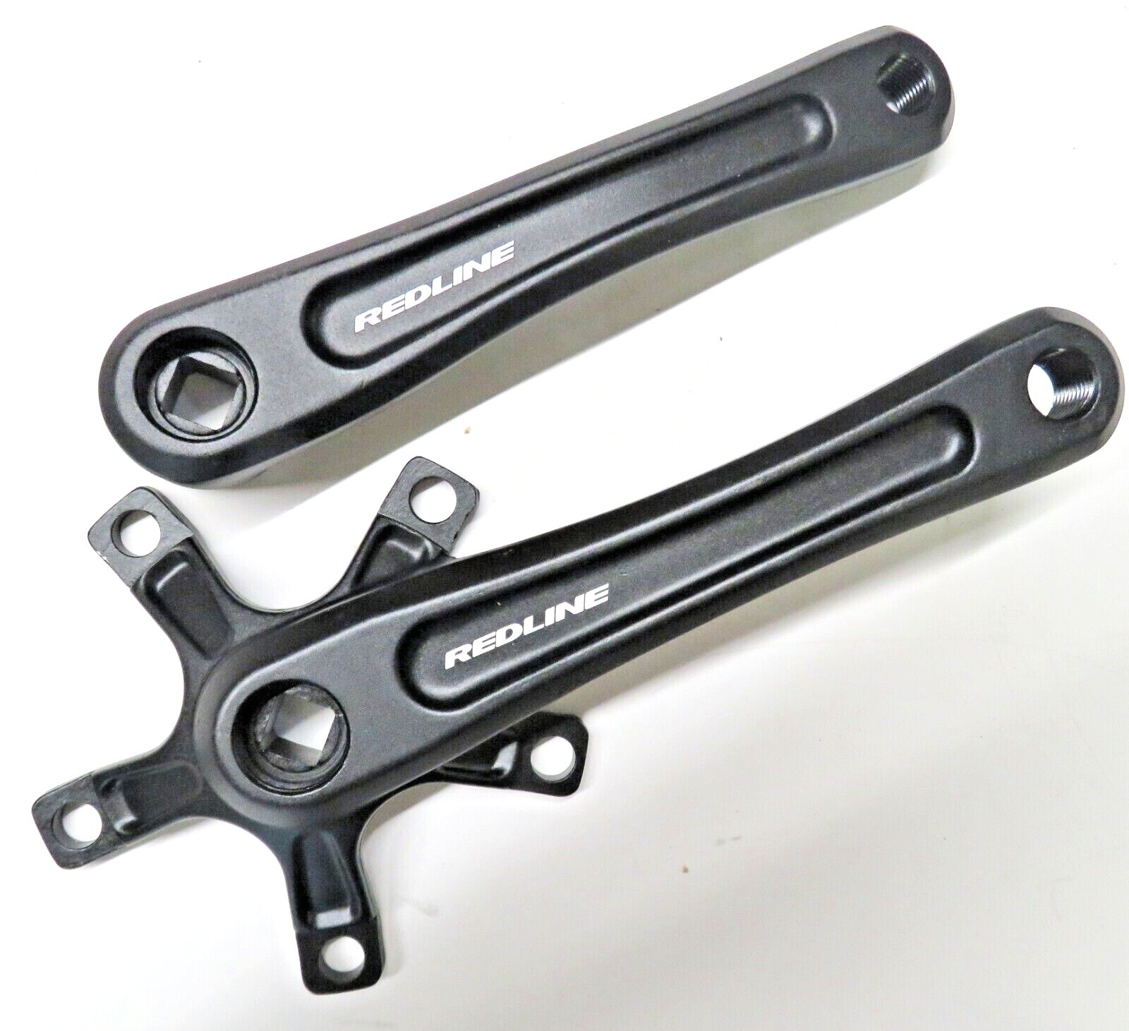 BMX Redline Microline Crank Arms Black 135 155 160 , 165 170mm 5 Bolt 110 mm