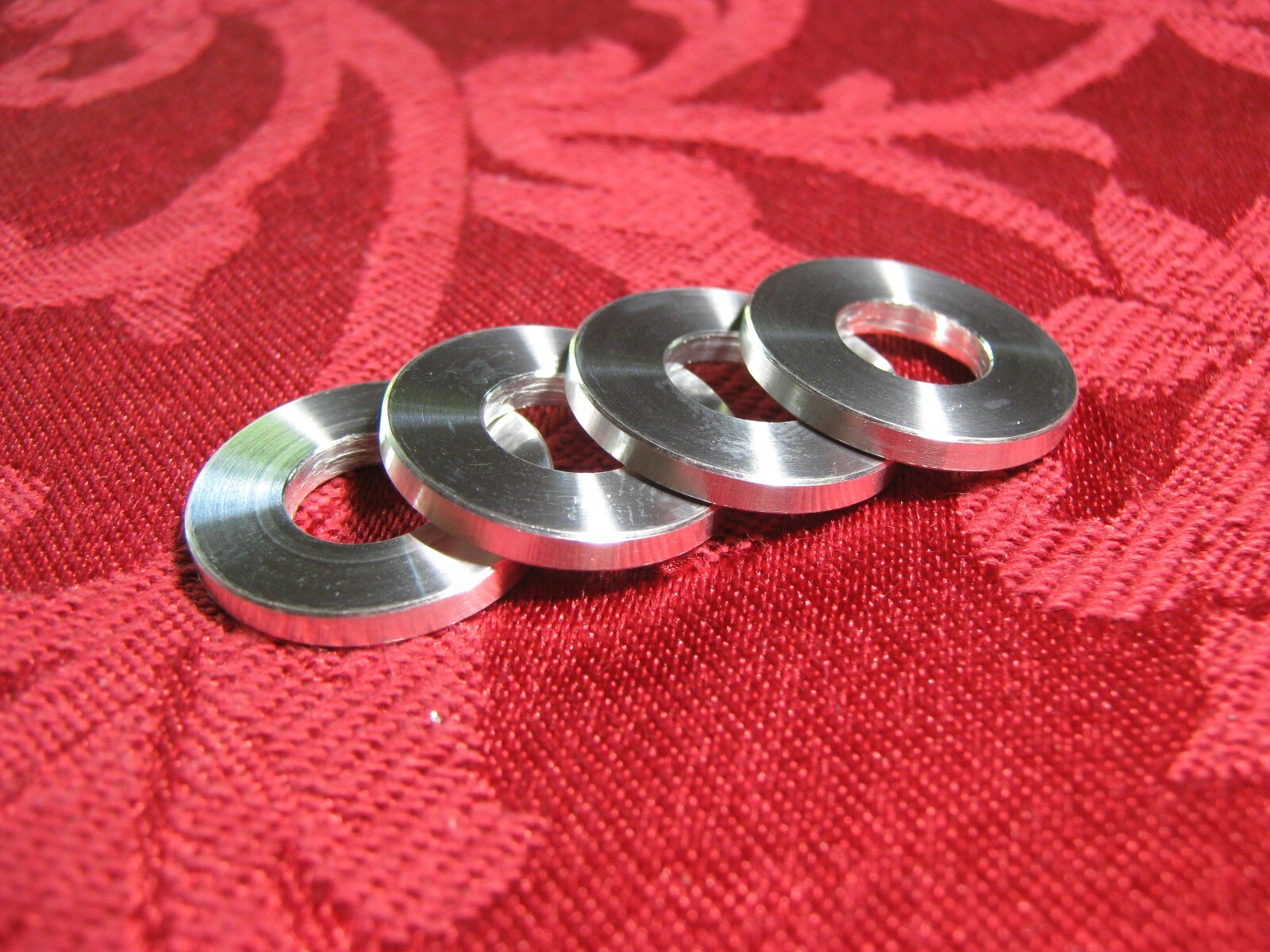 ATOM BIKES BIG NUTS WASHERS 3/8″ X 7/8″ RAW ALUMINUM BMX FRAME SAVER WASHERS
