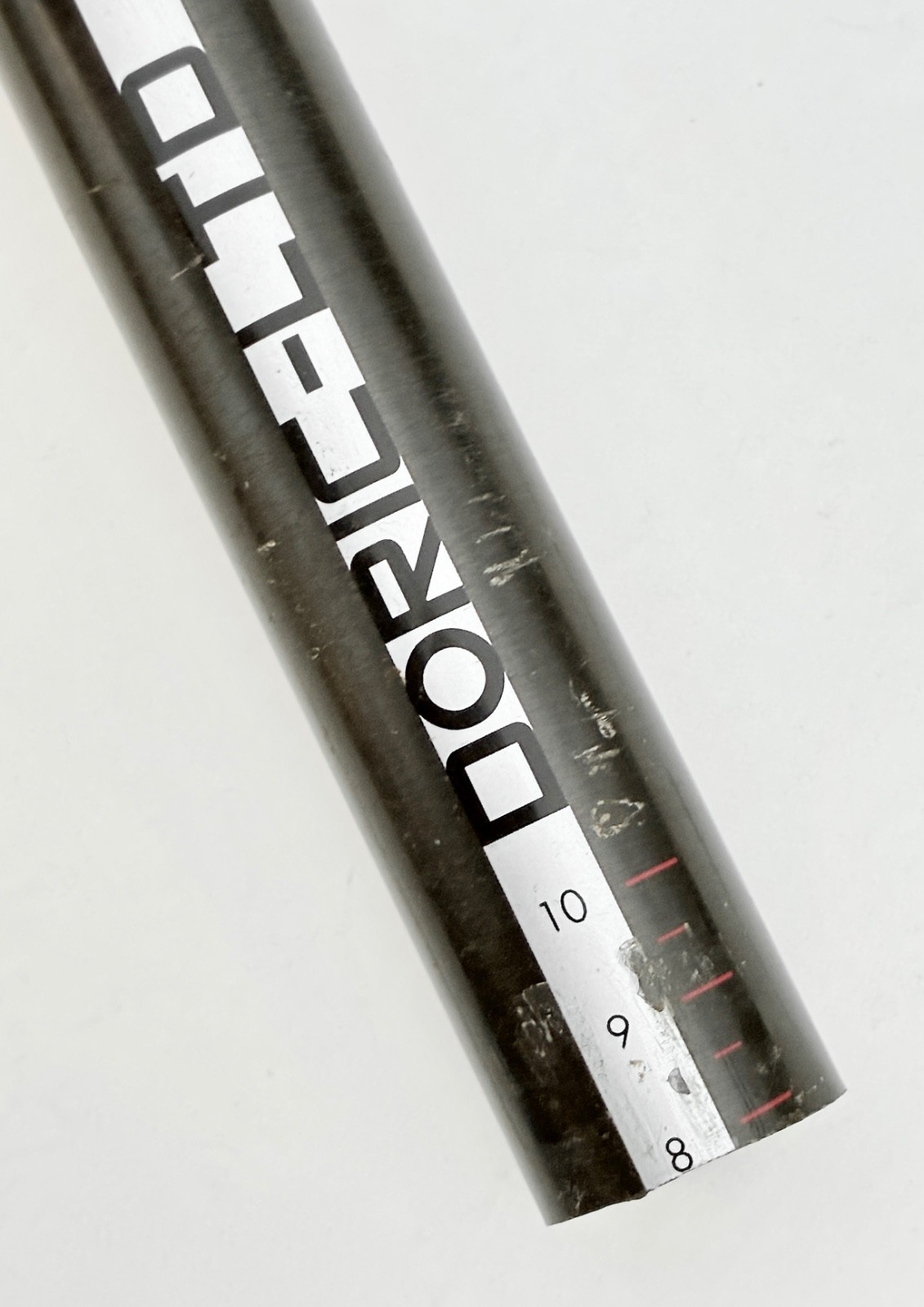 Used Short 27.2mm 3T Doric LTD Carbon Seatpost Straight Black PARTIAL Parts