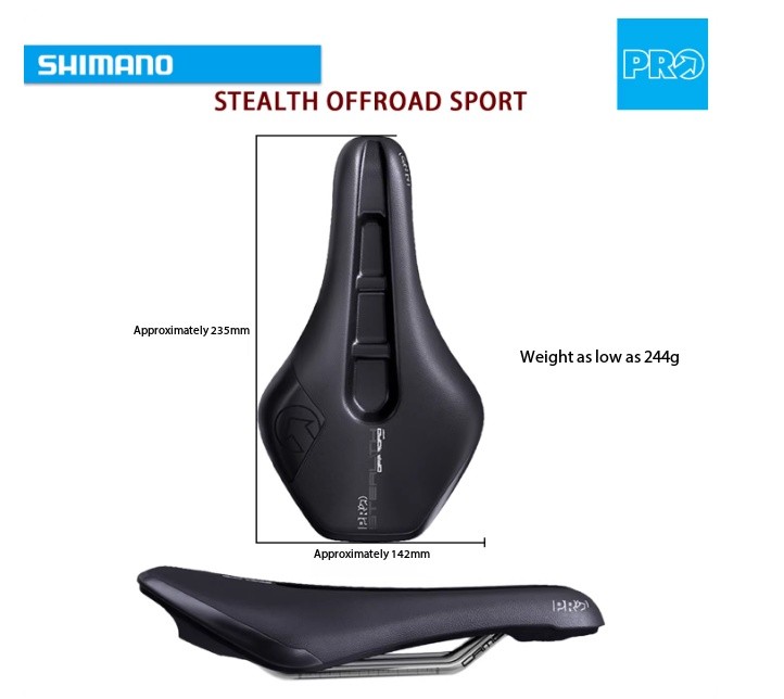 Shimano PRO STEALTH Black Cushion 142mm