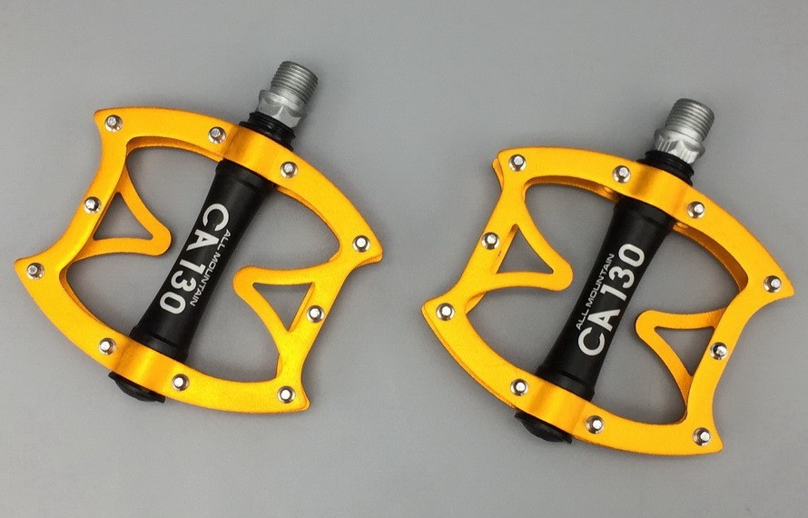 Aluminum Road MTB Mountain Bike XC Bicycle Pedal 2DU Bearings Flat Pedals CA130